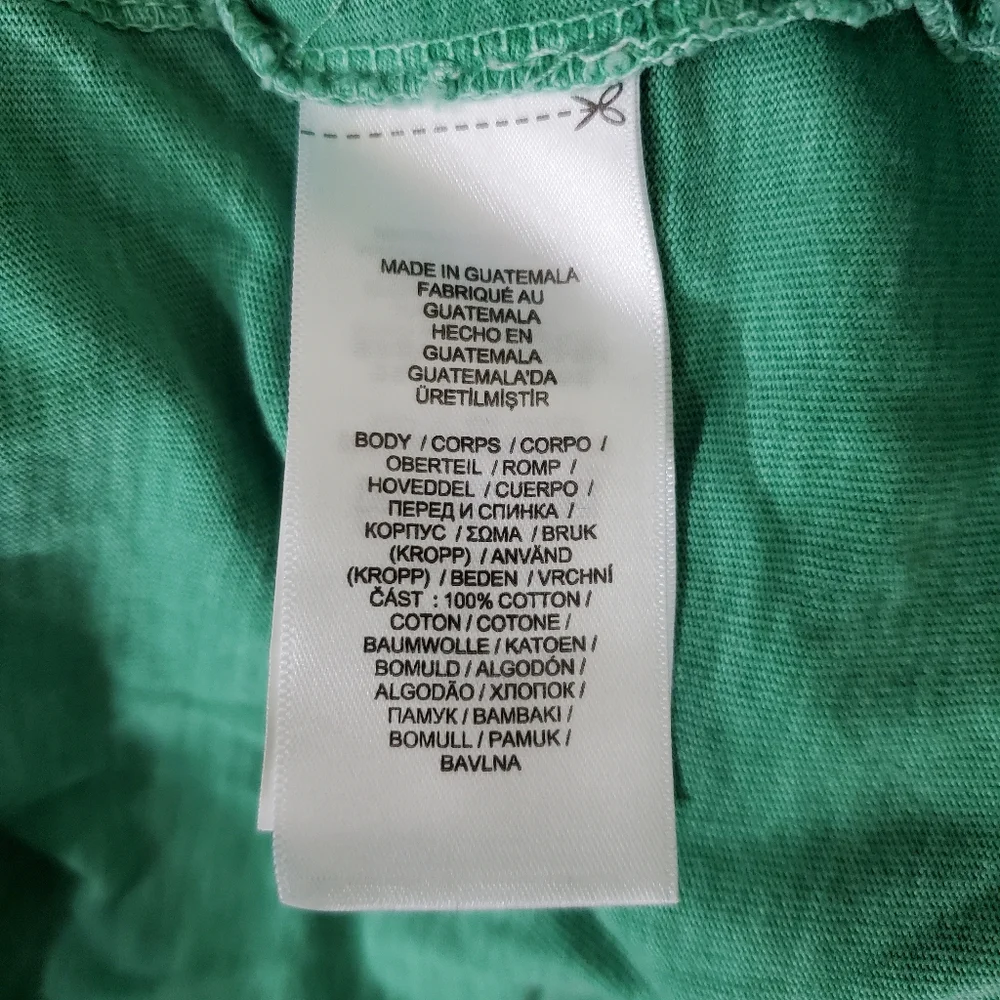 Polo Ralph Lauren 100% Cotton Green Pullover Hoodie, Size Small